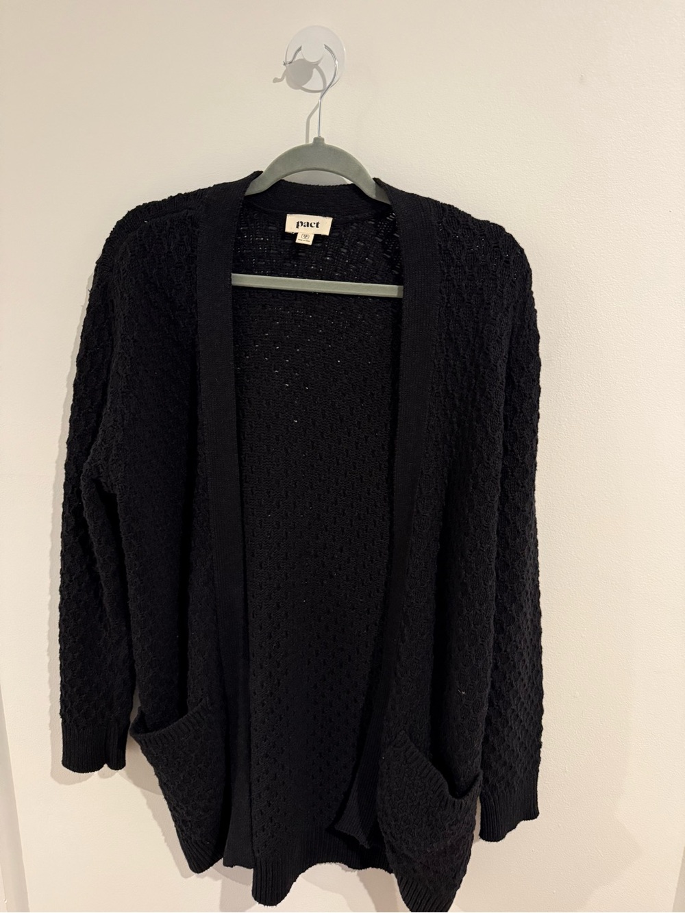 Pact crochet cardigan oversized sweater XS/S